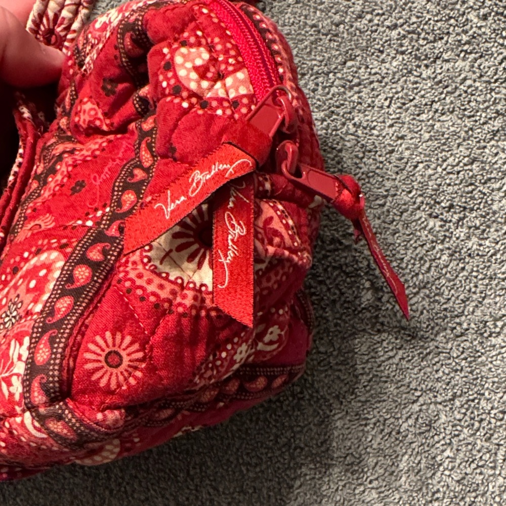 Vintage Vera Bradley Red Paisley Pursehandbag - Picture 3 of 8